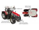 UNIVERSAL HOBBIES UH6453 TRATTORE MASSEY FERGUSON 8S.265 175th ANNIVERSARY EDITION 1:32 Modellino