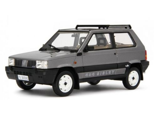 LAUDO RACING LM144C FIAT PANDA SISLEY 4X4 1987 MET.GREY 1:18 Modellino