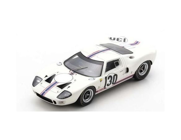 SPARK MODEL S9222 FORD GT40 N.130 5th TARGA FLORIO 1967 H.GREDER-J-M.GIORGI 1:43 Modellino