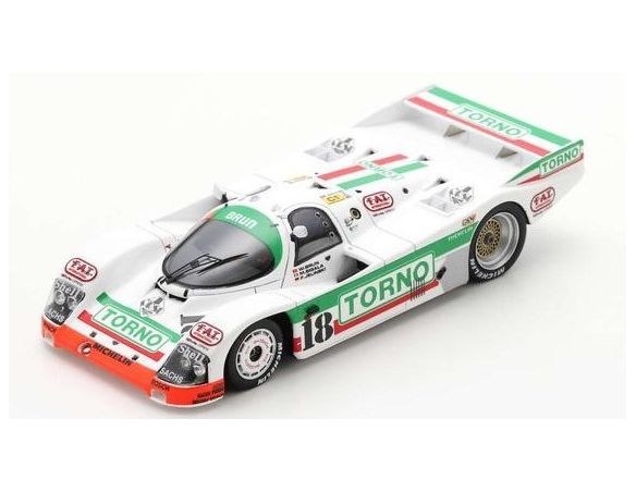 SPARK MODEL S9871 PORSCHE 962 C N.18 LM 1986 W.BRUN-M.SIGALA-F.JELINSKI 1:43 Modellino