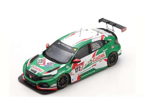 SPARK MODEL SG770 HONDA CIVIC TCR N.172 24 H NURBURGRING 2021 FUGEL-MONTEIRO-TOTZ-GIROLAMI Modellino