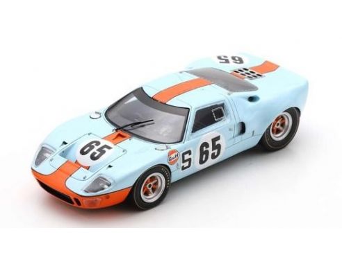 SPARK MODEL SG817 FORD GT40 N.65 3rd 1000 KM NURBURGRING 1968 J.ICKX-P.HAWKINS 1:43 Modellino