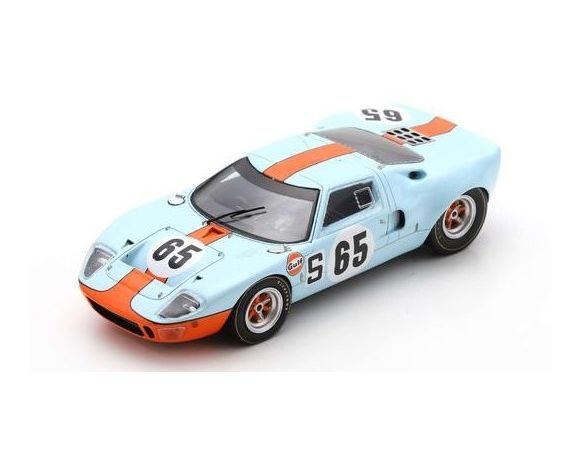 SPARK MODEL SG817 FORD GT40 N.65 3rd 1000 KM NURBURGRING 1968 J.ICKX-P.HAWKINS 1:43 Modellino