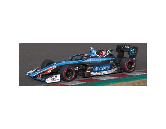 SPARK MODEL SJ111 SF19 N.15 SUPER FORMULA 2022 UKYO SASAHARA 1:43 Modellino