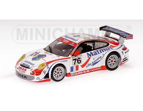 MINICHAMPS 640076776 PORSCHE 911 GT3 RSR NARAC 24H LE MANS 2007 Modellino