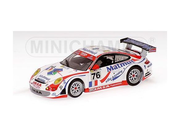 MINICHAMPS 640076776 PORSCHE 911 GT3 RSR NARAC 24H LE MANS 2007 Modellino