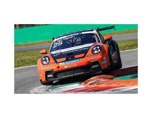 SPARK MODEL S8507 PORSCHE 911 GT3 CUP N.25 SUPERCUP 2021 LARRY TEN VOORDE 1:43 Modellino