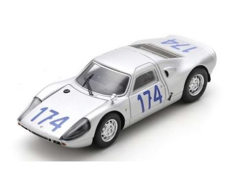 SPARK MODEL S9232 PORSCHE 904 GTS N.174 4th TARGA FLORIO 1965 J.BONNIER-G.HILL 1:43 Modellino