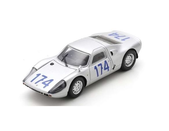 SPARK MODEL S9232 PORSCHE 904 GTS N.174 4th TARGA FLORIO 1965 J.BONNIER-G.HILL 1:43 Modellino