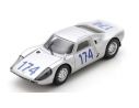 SPARK MODEL S9232 PORSCHE 904 GTS N.174 4th TARGA FLORIO 1965 J.BONNIER-G.HILL 1:43 Modellino