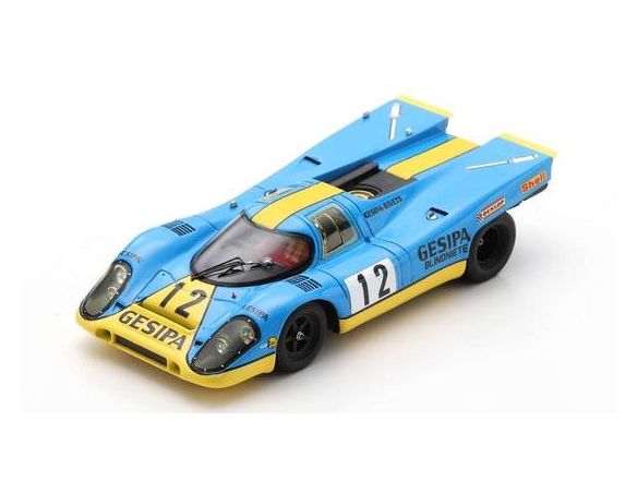SPARK MODEL SG670 PORSCHE 917K N.12 WINNER NORISRING INTERSERIE 1970 JURGEN NEUHAUS 1:43 Modellino