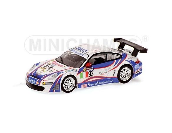 MINICHAMPS 640076793 PORSCHE 911 GT3 RSR EHRET 24H LE MANS 2007 Modellino
