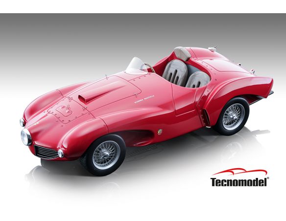 TECNOMODEL TMD18209A FERRARI 166 MM ABARTH PRESS VERSION 1953 GLOSS RED 1:18 Modellino
