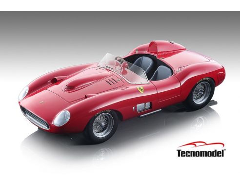 TECNOMODEL TMD18210A FERRARI 335 S 1957 PRESS GLOSS RED 1:18 Modellino