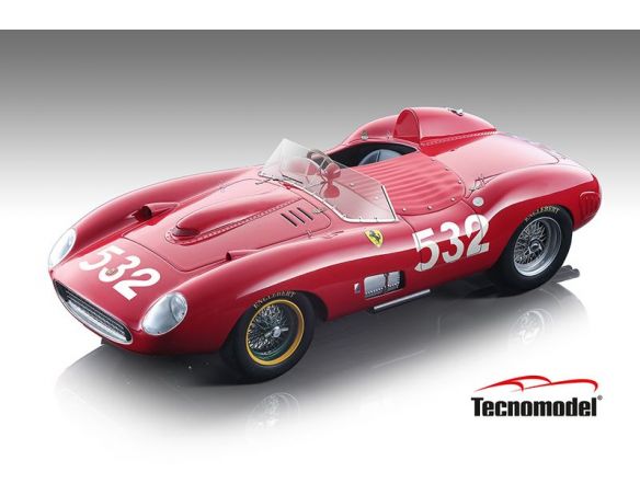 TECNOMODEL TMD18210C FERRARI 335 S N.532 2nd MILLE MIGLIA 1957 VON TRIPS 1:18 Modellino