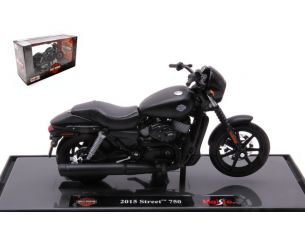 MAISTO MI16946 HARLEY DAVIDSON STREET 750 2015 MATT BLACK 1:18 Modellino