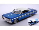 MOTORMAX MTM79021B CHEVROLET IMPALA LOWRIDER 1964 BLUE 1:24 Modellino