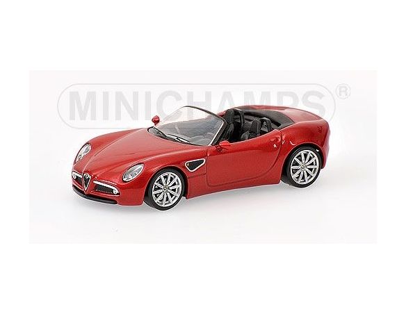 MINICHAMPS 640120531 ALFA ROMEO 8C SPIDER RED METALLIC Modellino
