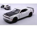 MOTORMAX MTM79350W DODGE CHALLENGER SRT HELLCAT WIDE-BODY WHITE 1:24 Modellino