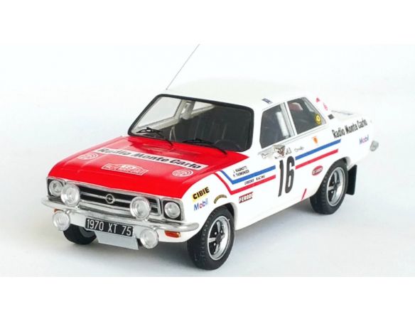 TROFEU TFDSN60 OPEL ASCONA N.16 9th MONTE CARLO RALLY 1972 RAGNOTTI/THIMONIER 1:43 Modellino