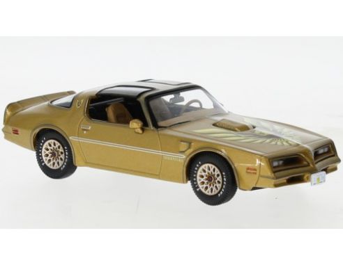 IXO MODEL CLC412 PONTIAC FIREBIRD TRANS AM 1978 MET.GOLD 1:43 Modellino