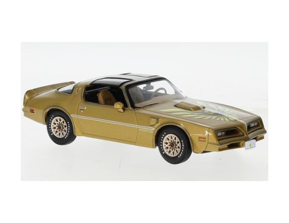 IXO MODEL CLC412 PONTIAC FIREBIRD TRANS AM 1978 MET.GOLD 1:43 Modellino