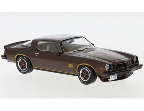 IXO MODEL CLC413 CHEVROLET CAMARO Z28 1977 MET.BROWN 1:43 Modellino
