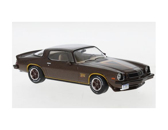 IXO MODEL CLC413 CHEVROLET CAMARO Z28 1977 MET.BROWN 1:43 Modellino