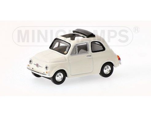 MINICHAMPS 640121504 FIAT 500 WHITE 1968 Modellino