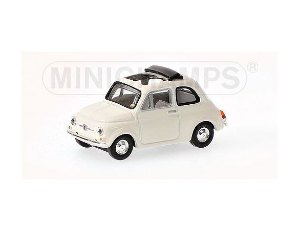 MINICHAMPS 640121504 FIAT 500 WHITE 1968 Modellino