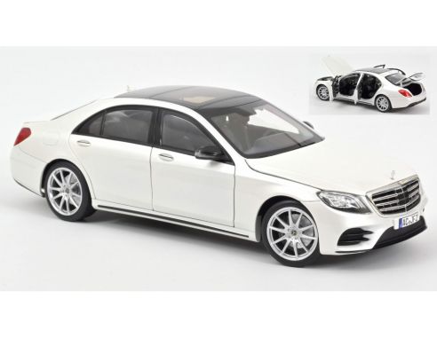 NOREV NV183792 MERCEDES S-CLASS AMG LINE 2018 WHITE METALLIC 1:18 Modellino