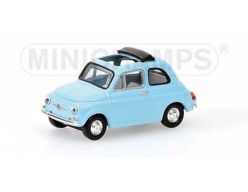 MINICHAMPS 640121505 FIAT 500 LIGHT BLUE 1968 Modellino