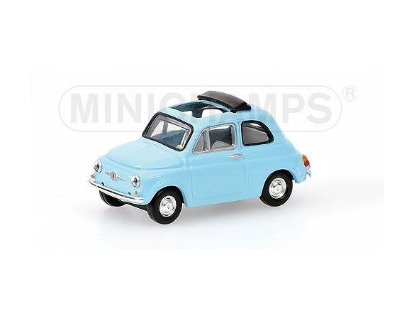 MINICHAMPS 640121505 FIAT 500 LIGHT BLUE 1968 Modellino