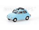 MINICHAMPS 640121505 FIAT 500 LIGHT BLUE 1968 Modellino