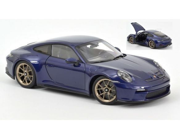 NOREV NV187302 PORSCHE 911 GT3 WITH TOURING PACKAGE BLUE METALLIC 1:18 Modellino