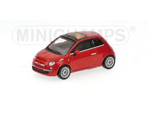 MINICHAMPS 640121700 FIAT 500 RED 2007 Modellino