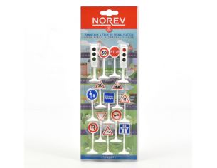 NOREV NV318990 SEGNALI STRADALI TRAFFIC SIGNS 1:43 Modellino