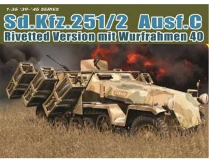 DRAGON D6966 SD.KFZ.251/1 AUSF.C RIVETTED VERSION KIT 1:35 Modellino