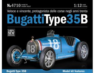 ITALERI IT4710 BUGATTI TYPE 35B 1929-30 KIT 1:12 Modellino