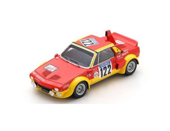 SPARK MODEL SF158 FIAT X 1/9 ABARTH N.122 TOR D.FRANCE AUT.1974 BACCHELLI-SODANO 1:43 Modellino