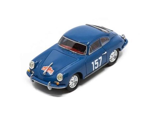 SPARK MODEL S6141 PORSCHE 356B 1600 S N.157 RALLY MONTE CARLO 1960 A.GACON-R.GANNOT 1:43 Modellino