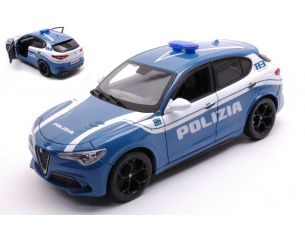 BBURAGO BU21096 ALFA ROMEO STELVIO POLIZIA 1:24 Modellino