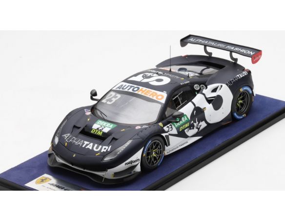 LOOKSMART LS18RC016 FERRARI 488 GT3 EVO N.23 ALPHA TAURI AF CORSE DTM 2021 A.ALBON 1:18 Modellino