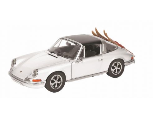 SCHUCO SH3678 PORSCHE 911 TARGA W/SKI 1:43 Modellino