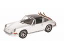 SCHUCO SH3678 PORSCHE 911 TARGA W/SKI 1:43 Modellino