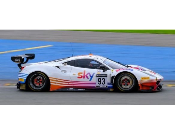 LOOKSMART LSRC106 FERRARI 488 GT3 N.93 24H SPA 2021 FROGG./HUI/CRESS./CHEEVER 1:43 Modellino