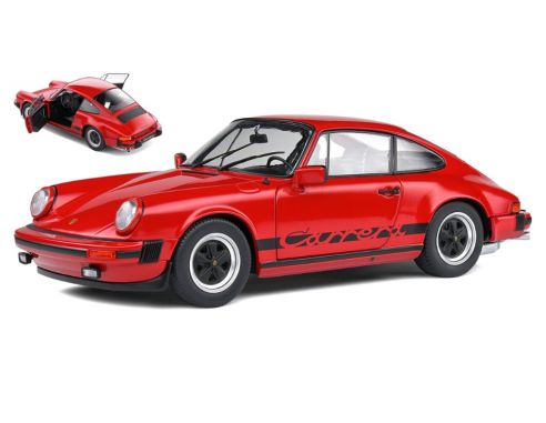 SOLIDO SL1802606 PORSCHE 911 3.0 CARRERA 1977 RED 1:18 Modellino