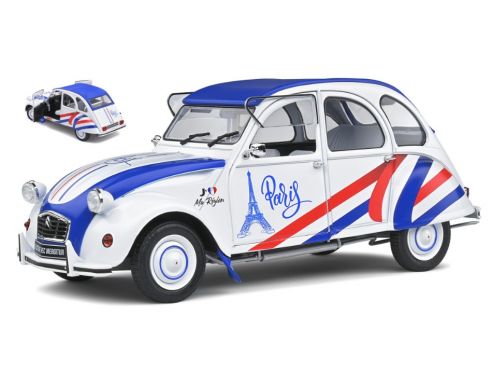 SOLIDO SL1805018 CITROEN 2CV 6 1982 REGION PARIS 1:18 Modellino
