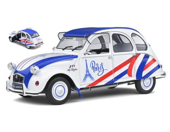 SOLIDO SL1805018 CITROEN 2CV 6 1982 REGION PARIS 1:18 Modellino