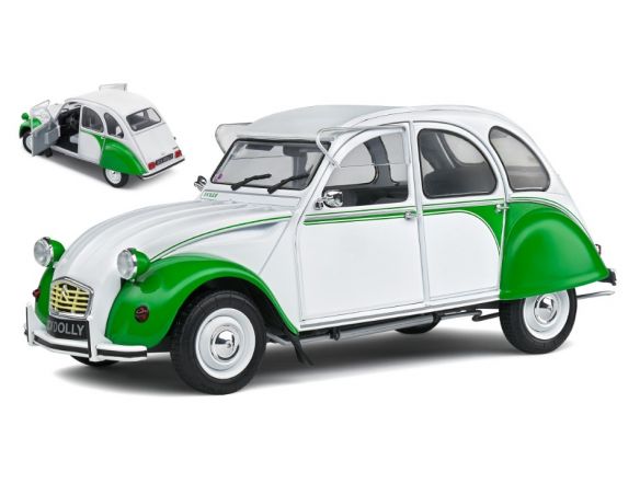 SOLIDO SL1805025 CITROEN 2CV 6 DOLLY 1982 GREEN 1:18 Modellino